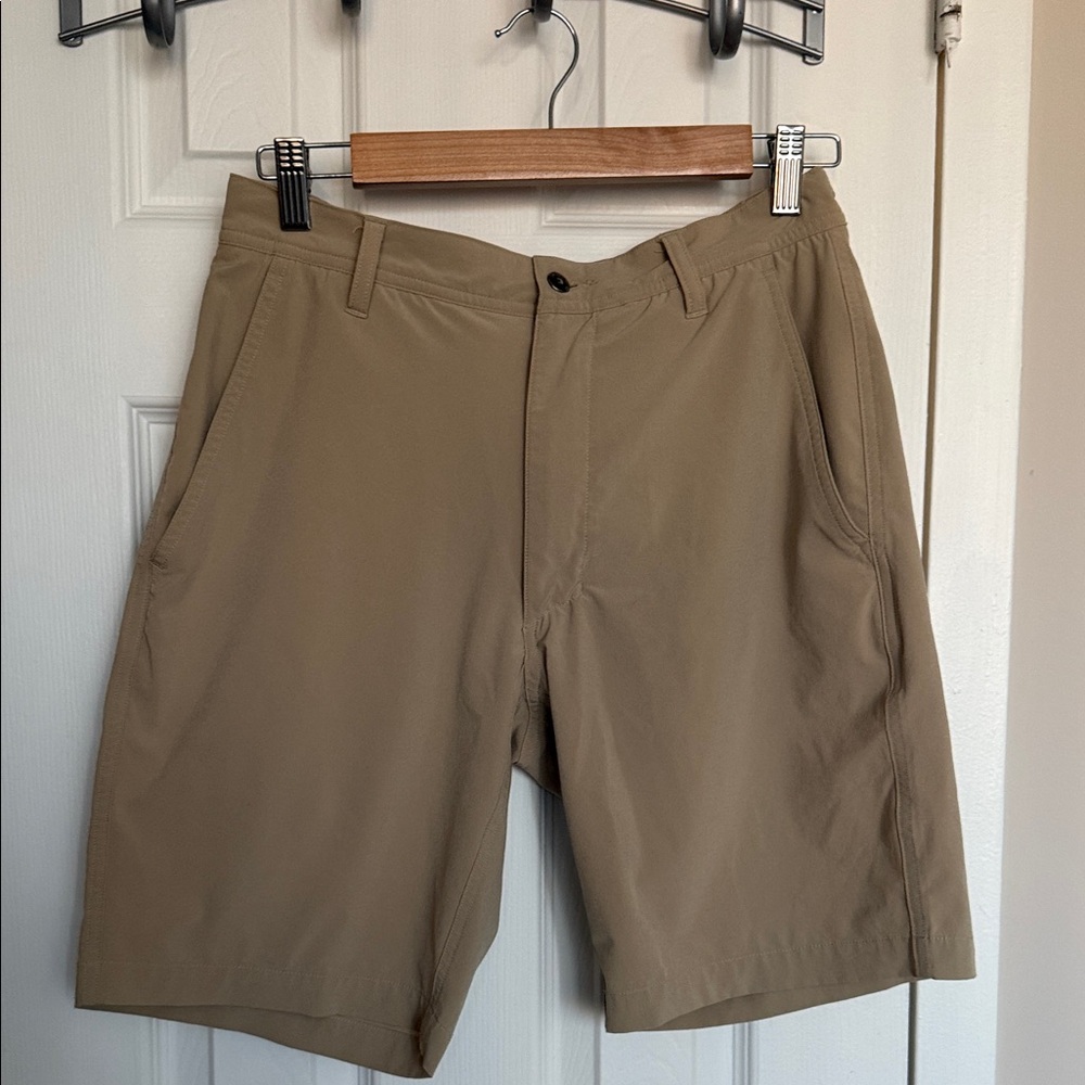 Boy’s Casual Performance Shorts - Tan Youth 16